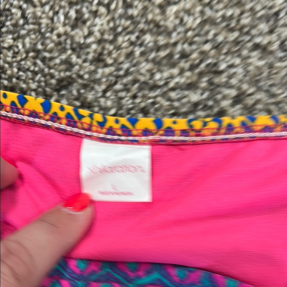 Colorful Patterned Bikini Bottom - Picture 2 of 4